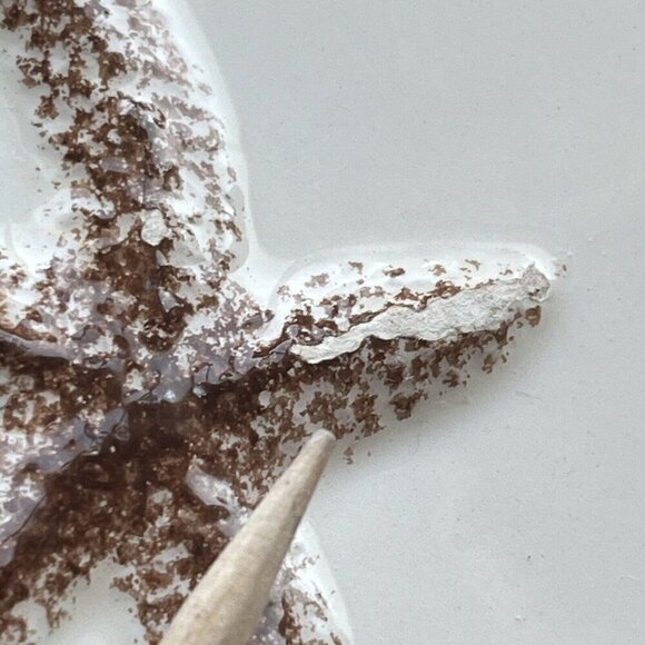 Zodax Seashell Plate Lot of 2 Nautical Beach Home Decor Embossed Seahorse Ocean - Picture 10 of 15